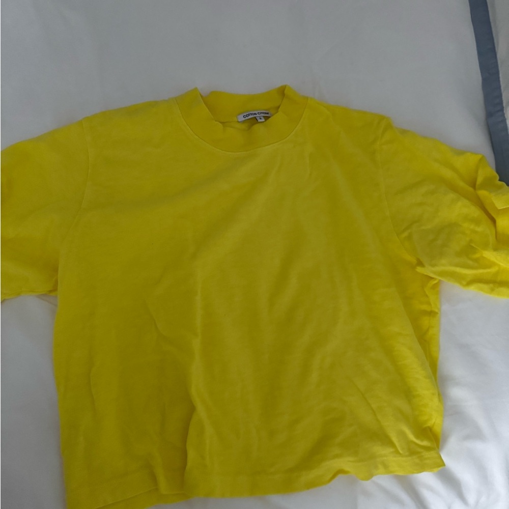 Cotton Citizen Bright Yellow Tee